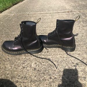 Dark Purple Doc Martens
